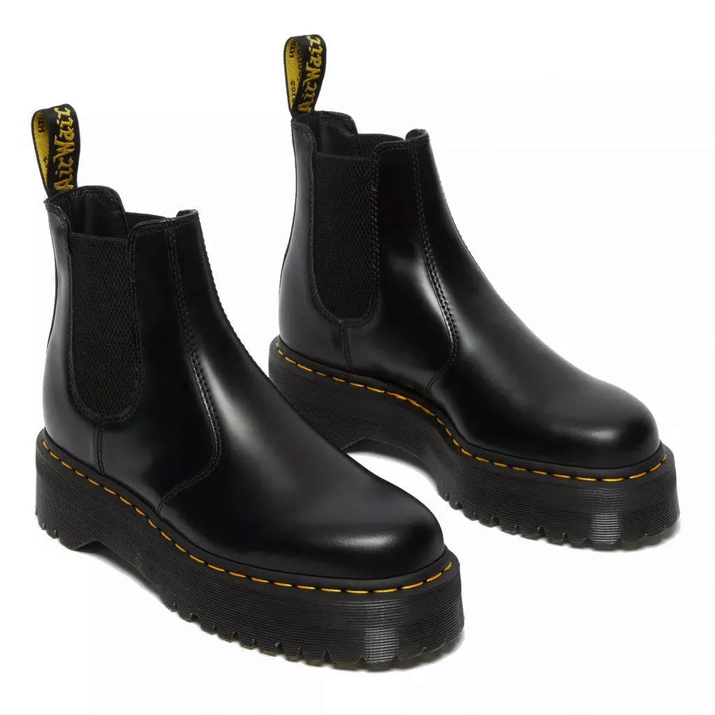 2976 Smooth Leather Platform Chelsea Boots