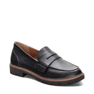 Aetrex Women's Collette Leather Loafer in Black