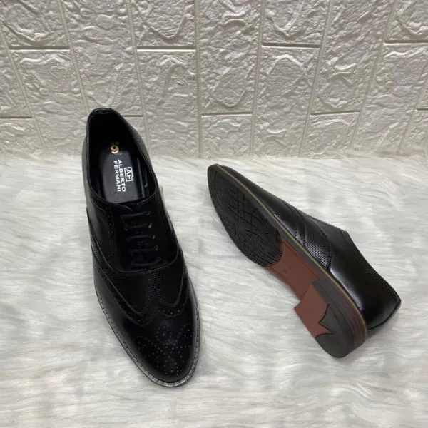 ALBERTO FERMANI BLACK FORMAL SHOES