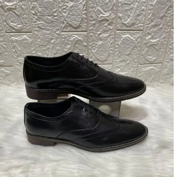 ALBERTO FERMANI BLACK FORMAL SHOES