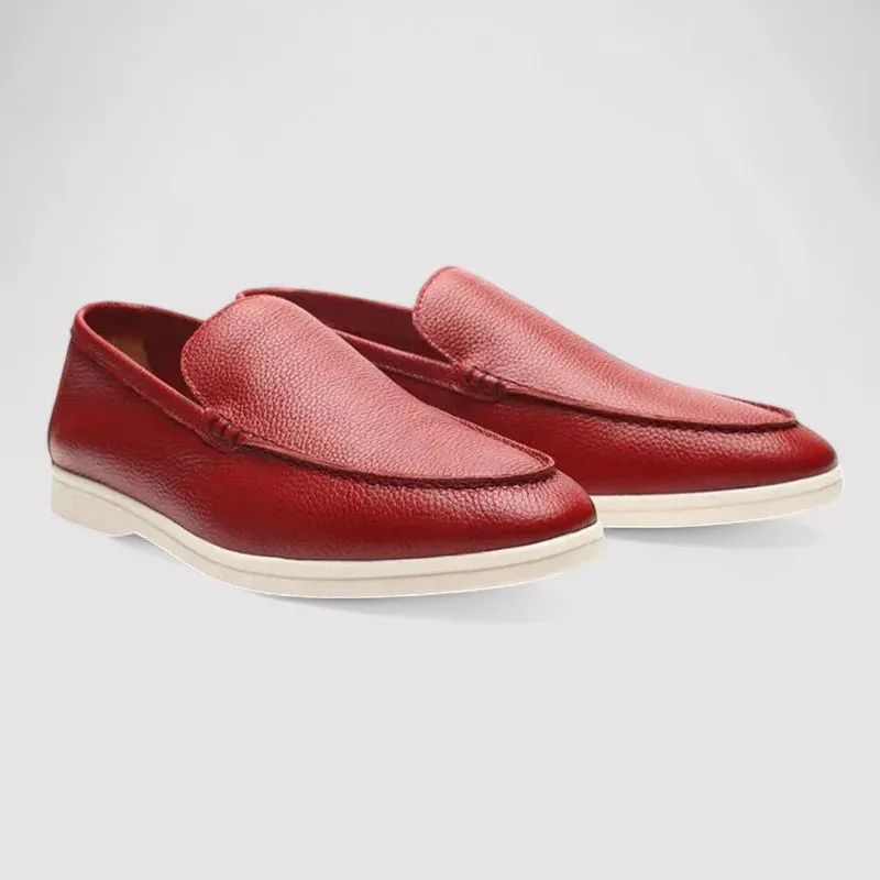 Ancien | Old Money Cowhide Leather Loafers