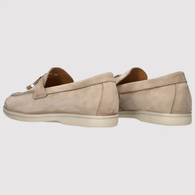 Ancien | Old Money Suede Lady Loafers