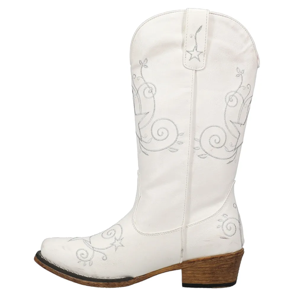 Aster Embroidered Snip Toe Cowboy Boots