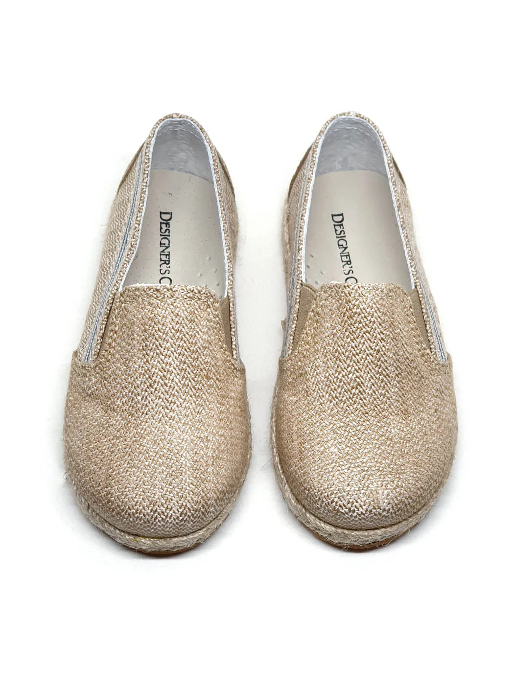 Baptismal Baby shoe Espadrille-Boy-PEPE beige