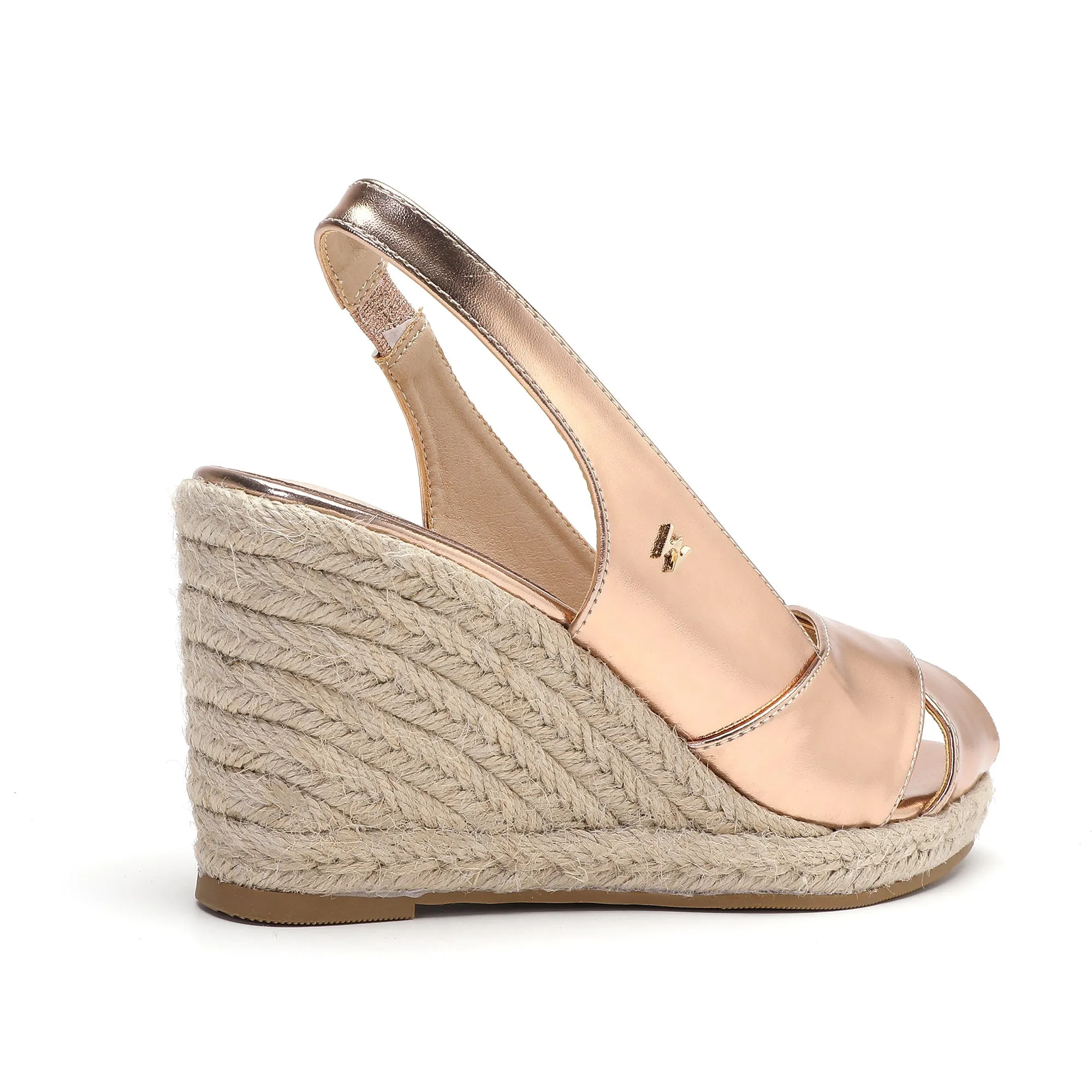 Bella Rose Gold Espadrille