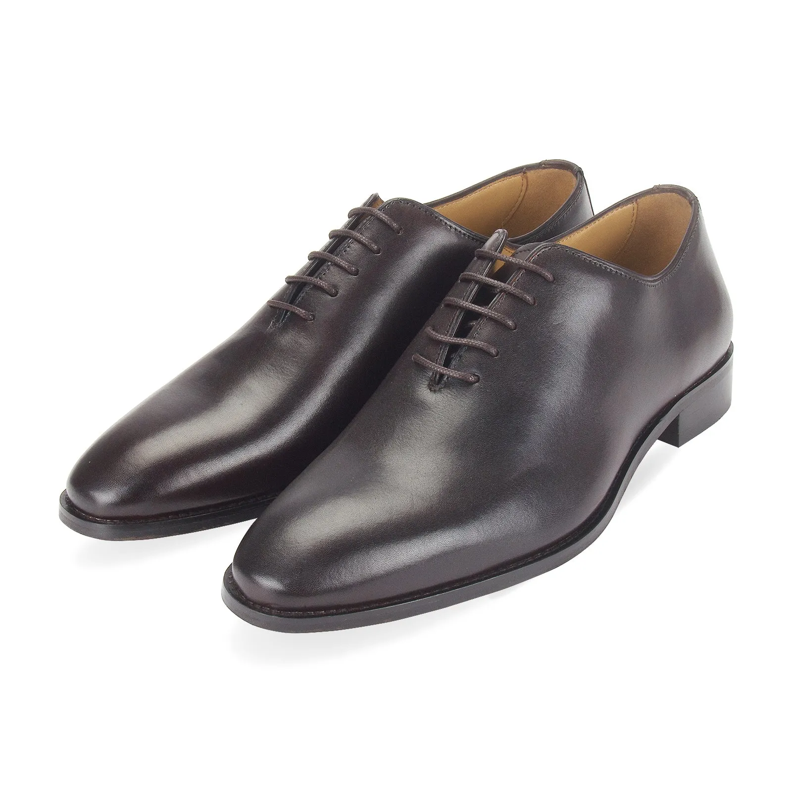 Belmont leather wholecut Oxford shoe