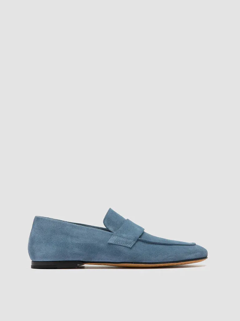 Blair Suede Loafers - Indigo