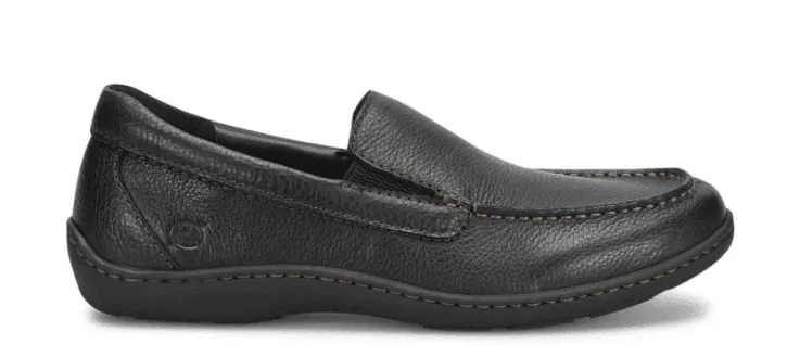 Born Men's Brompton II Black Slip On Loafers BM0010703-BLK