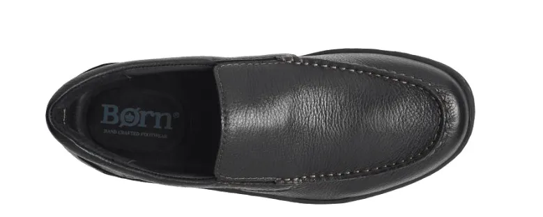 Born Men's Brompton II Black Slip On Loafers BM0010703-BLK