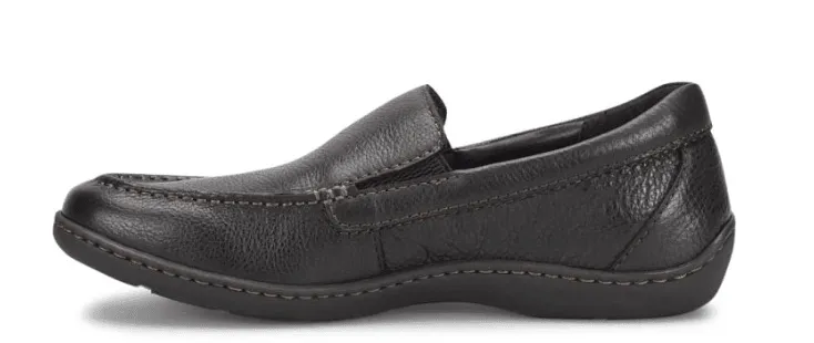 Born Men's Brompton II Black Slip On Loafers BM0010703-BLK