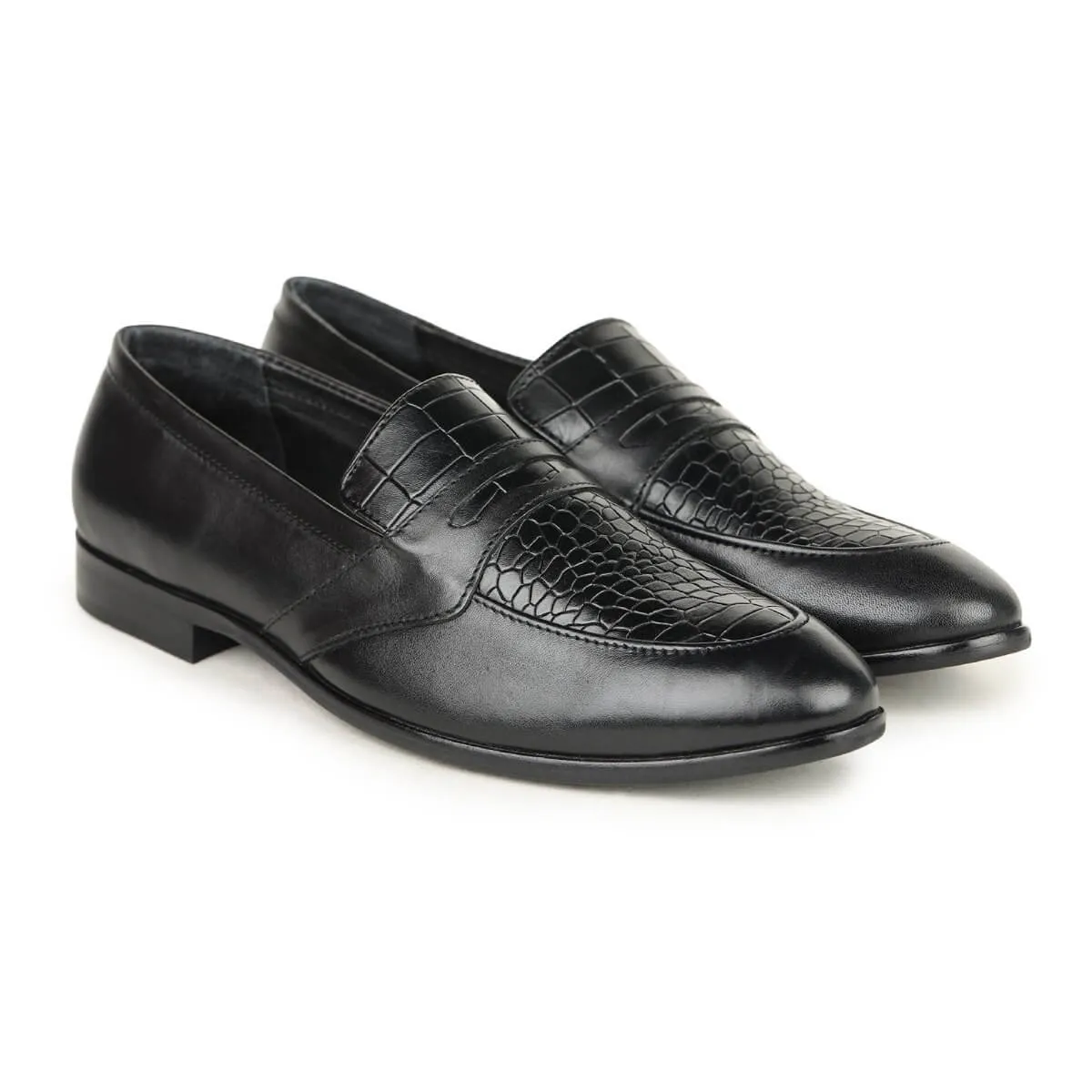 Britmen BL-88 Textured Sleek Slip on Formal Shoes