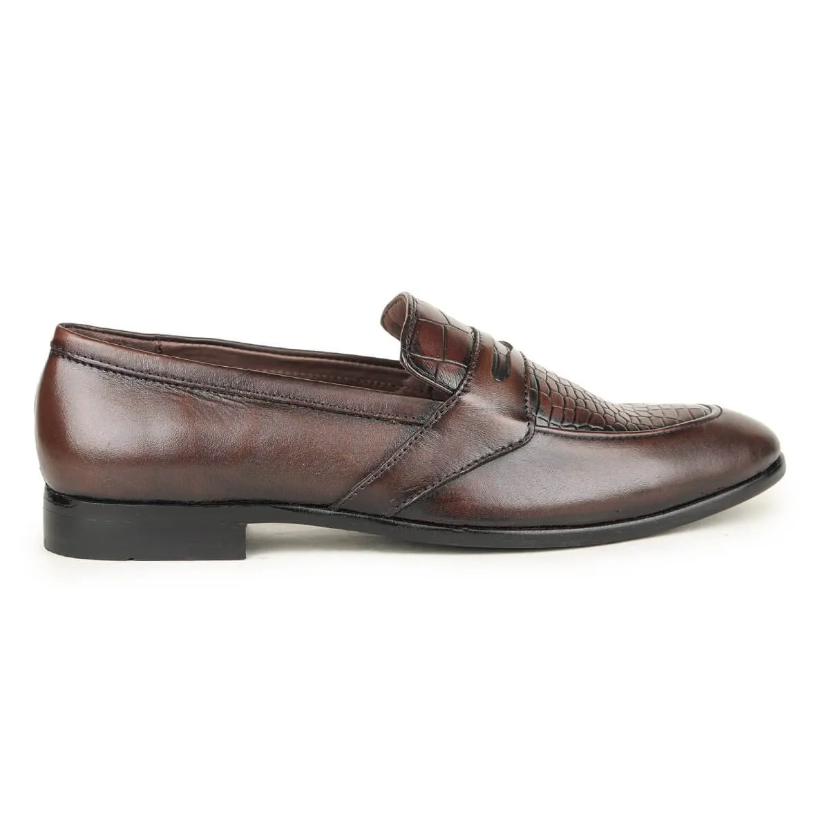 Britmen BL-88 Textured Sleek Slip on Formal Shoes