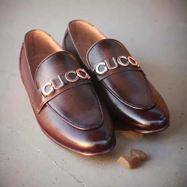 Brown Moccasion Formal Shoes for men