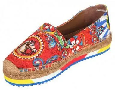 'Carretto' Print Espadrilles