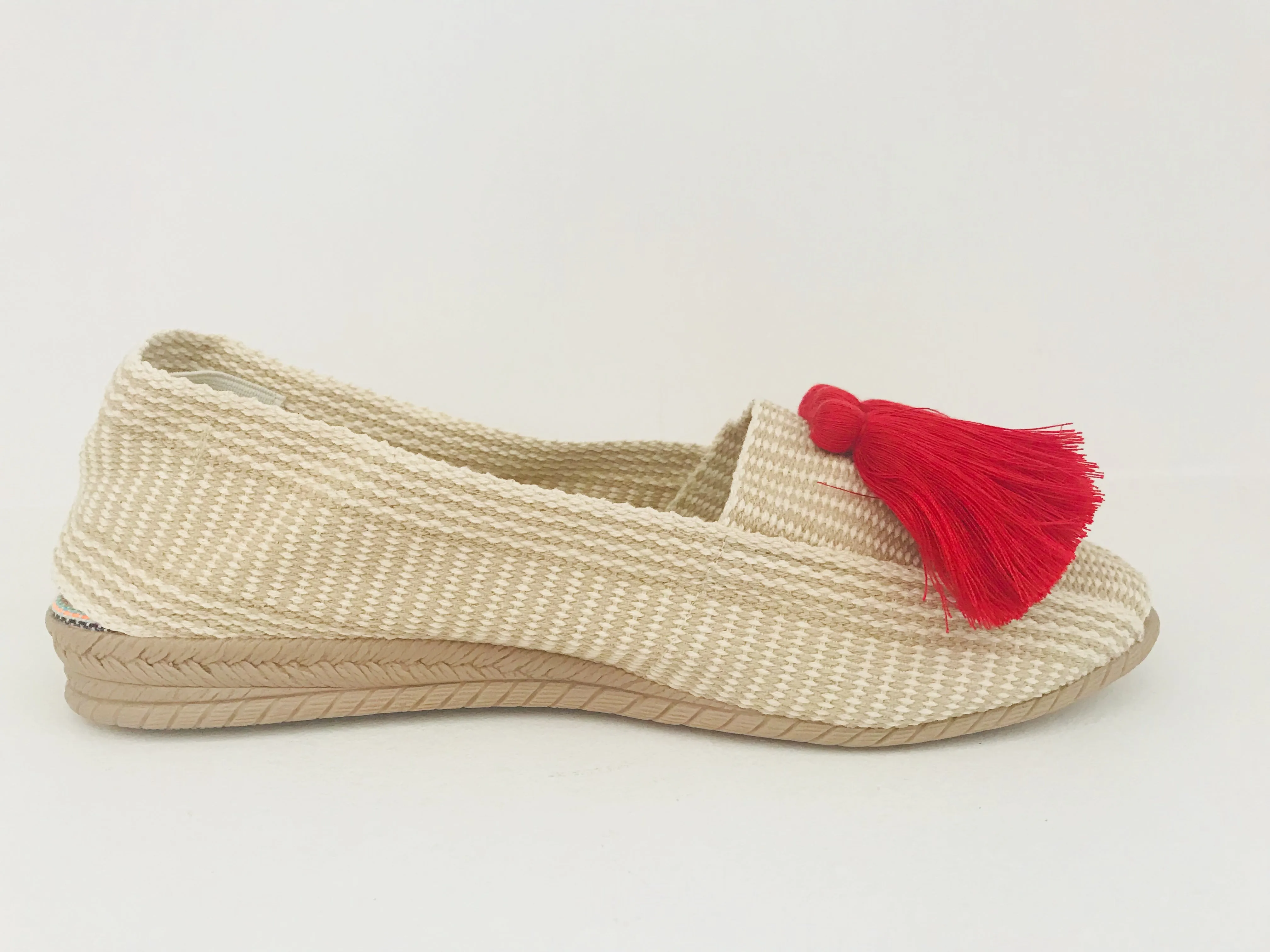 Casa de Vera Alaya Tassel Espadrillas in Red