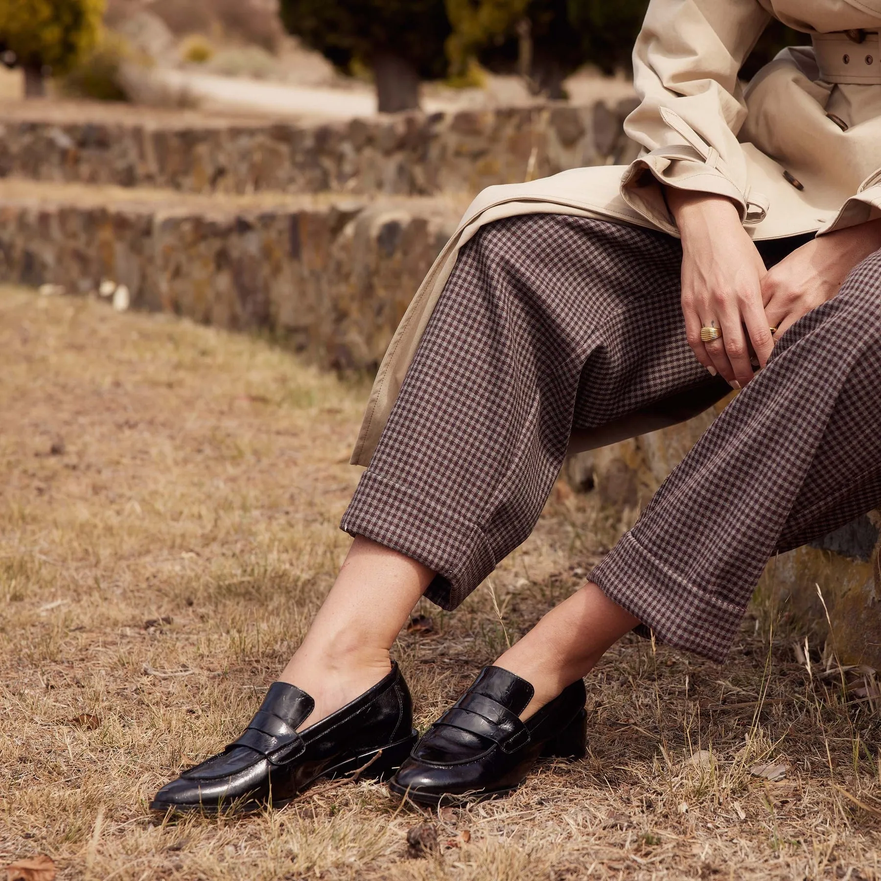 CASS LOW HEELED LOAFERS