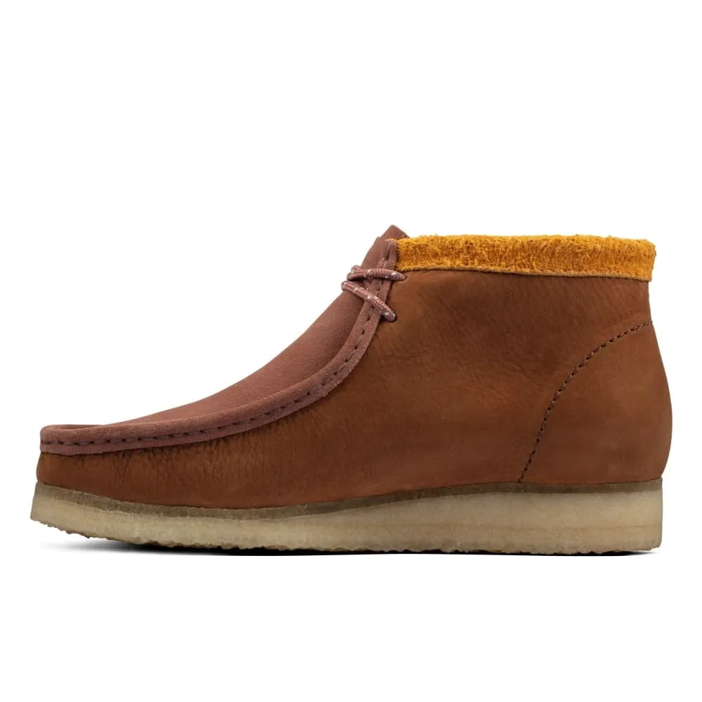 Clarks Originals Wallabee Boots Men's Multicolor Brown and Tan Suede 26163074