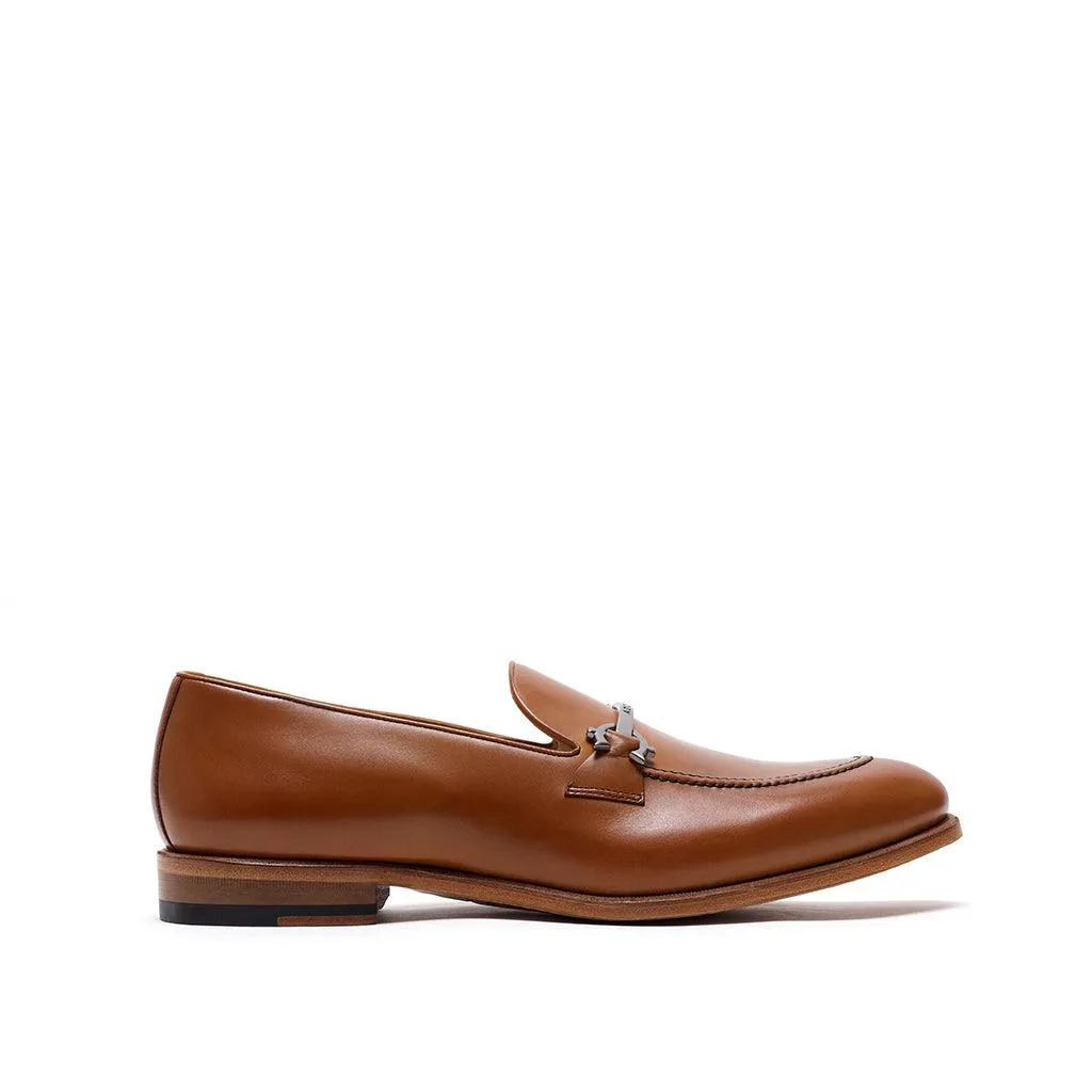 Cognac Calf Horsebit Loafer