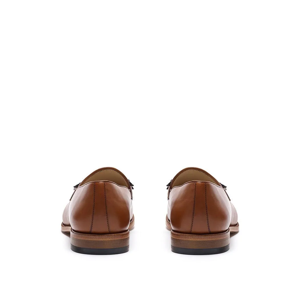 Cognac Calf Horsebit Loafer