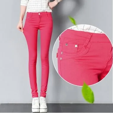 Colourful Skinny Trousers