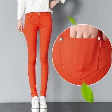 Colourful Skinny Trousers