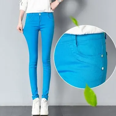 Colourful Skinny Trousers