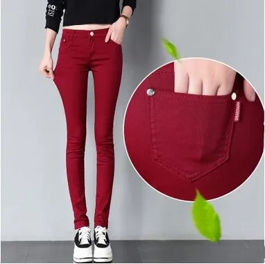 Colourful Skinny Trousers