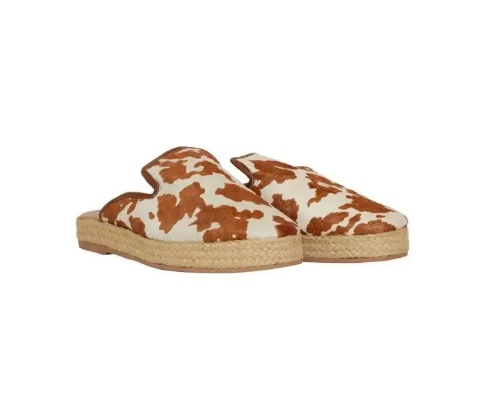 Cowhide Espadrilles - Brown