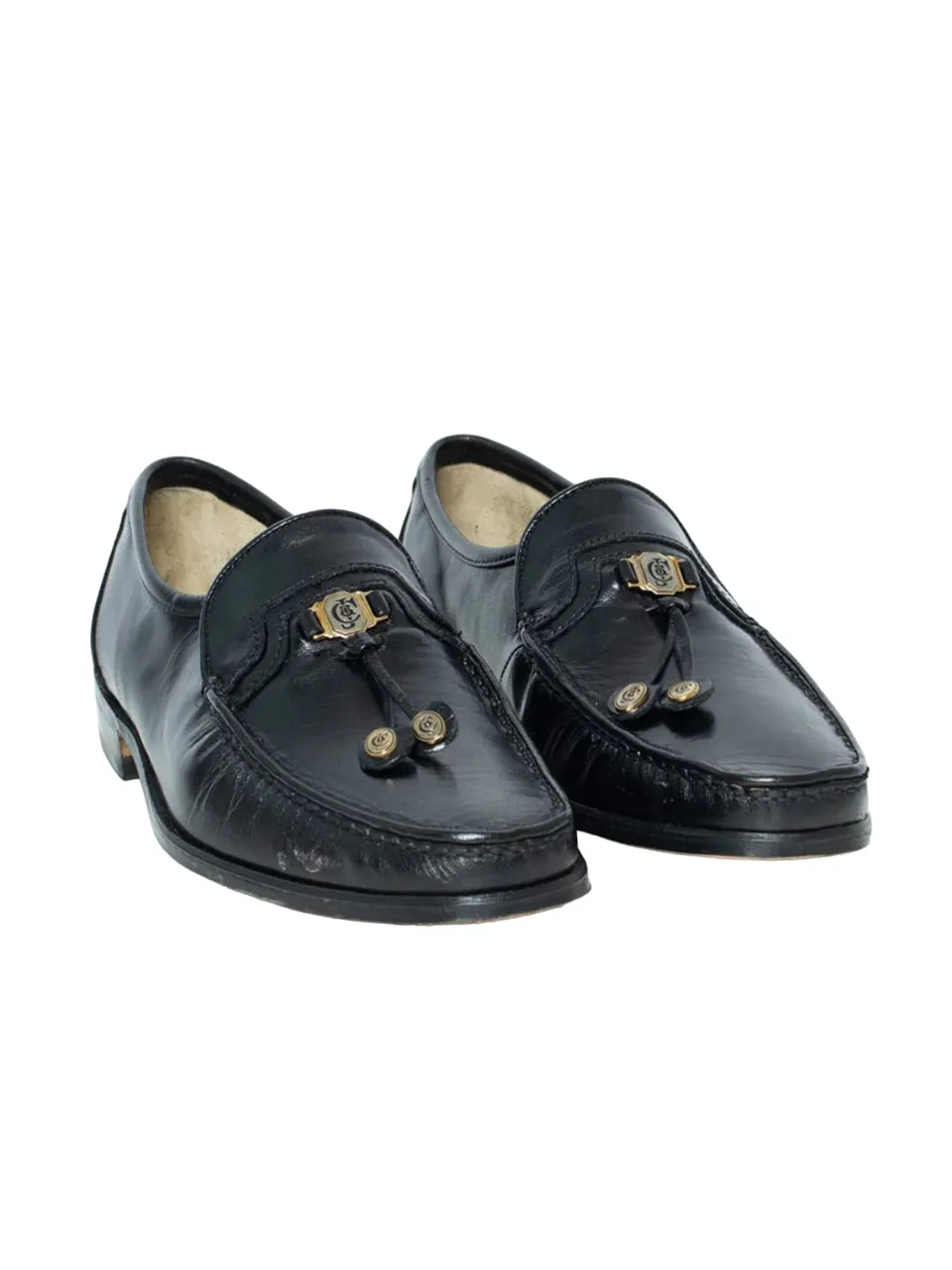 Crockett & Jones Glace Kid Black Moc