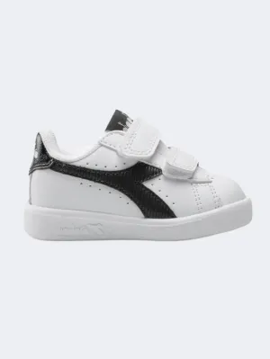 Diadora Game P Td Infant-Girls Lifestyle Shoes White/Black