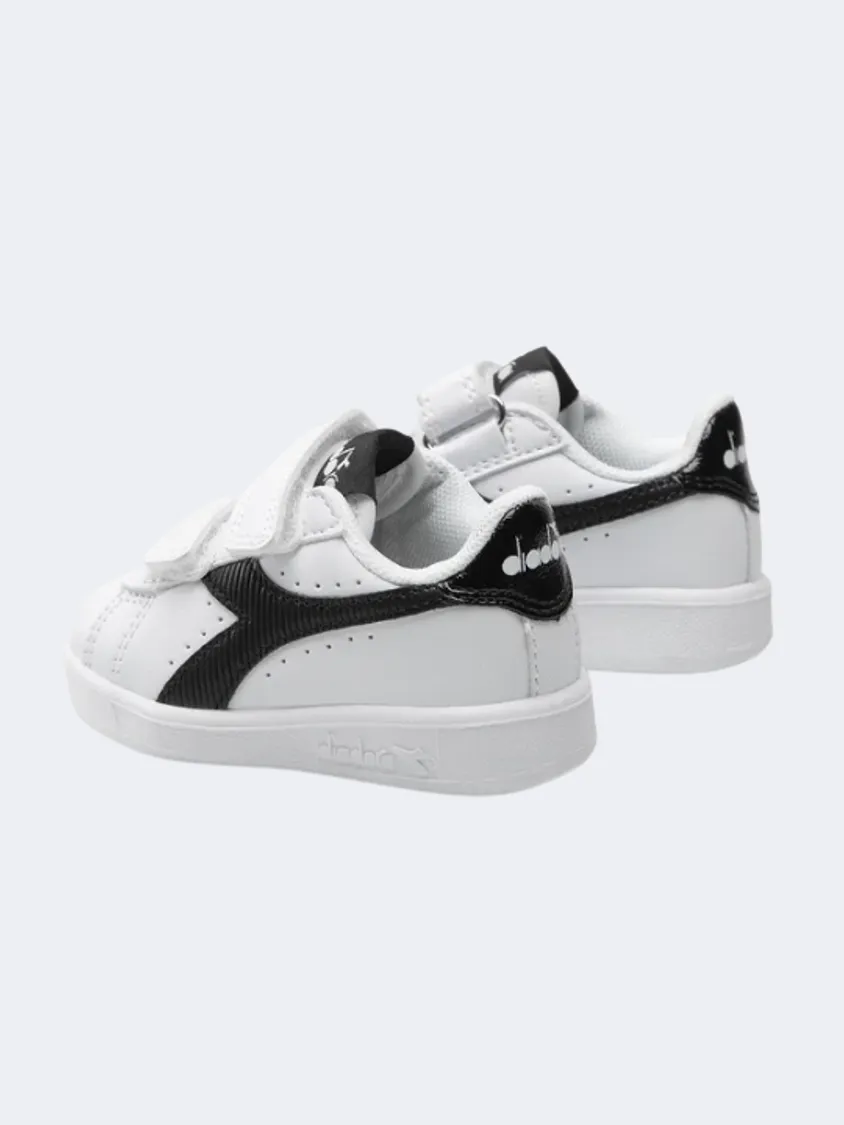 Diadora Game P Td Infant-Girls Lifestyle Shoes White/Black