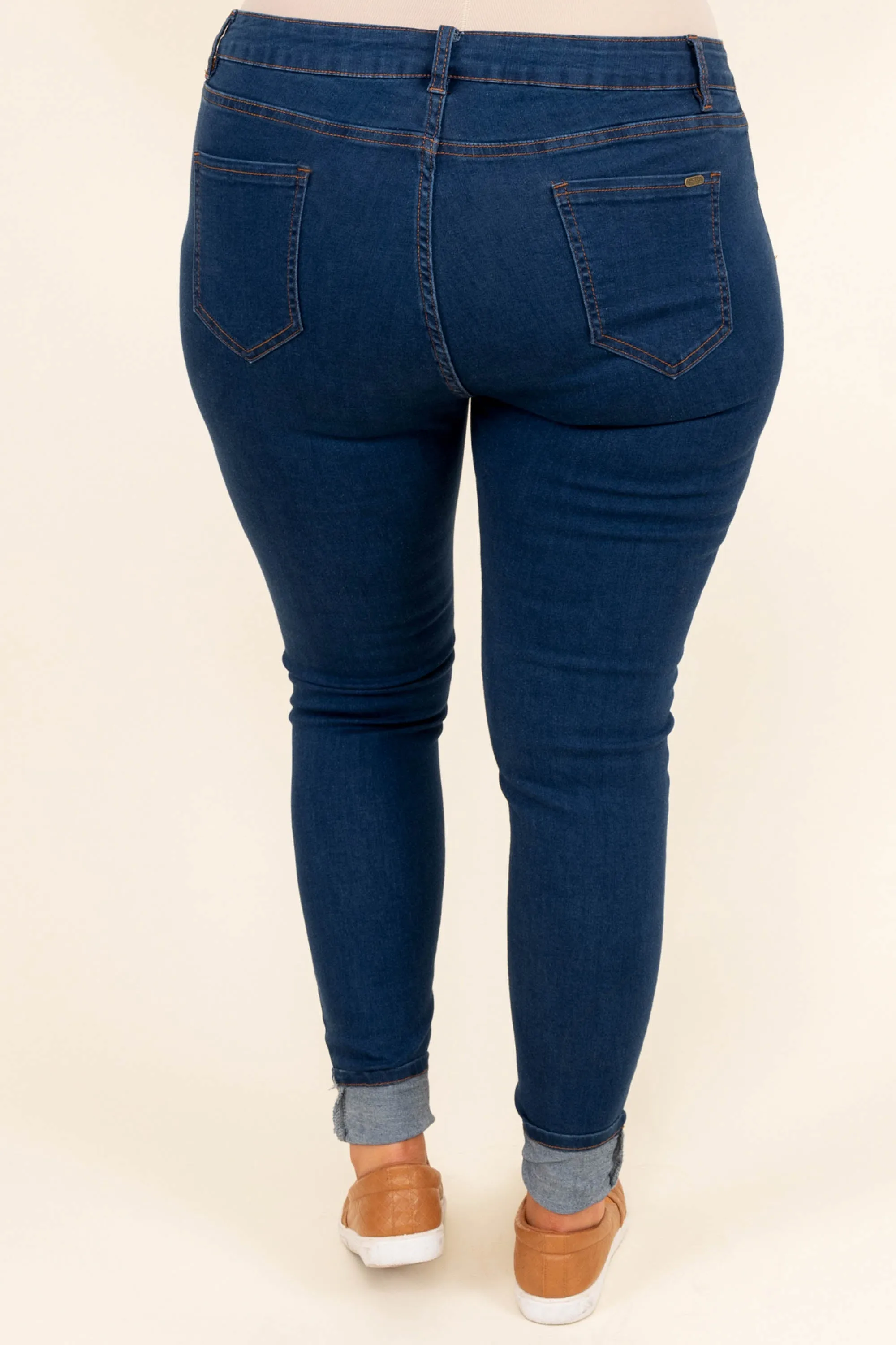 Down Memory Lane Jeans, Dark Wash