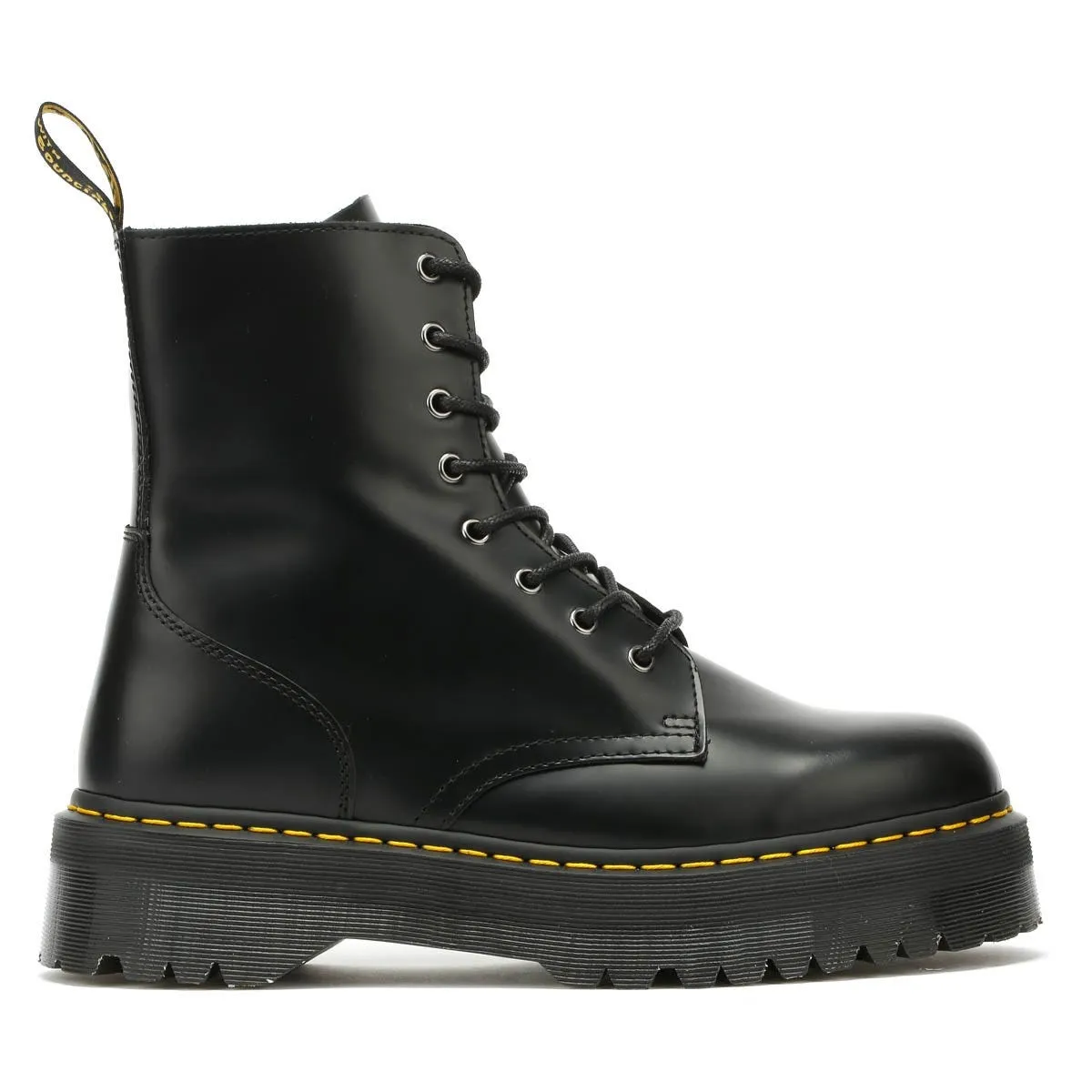 Dr. Martens Jadon Smooth Womens Black Platform Boots