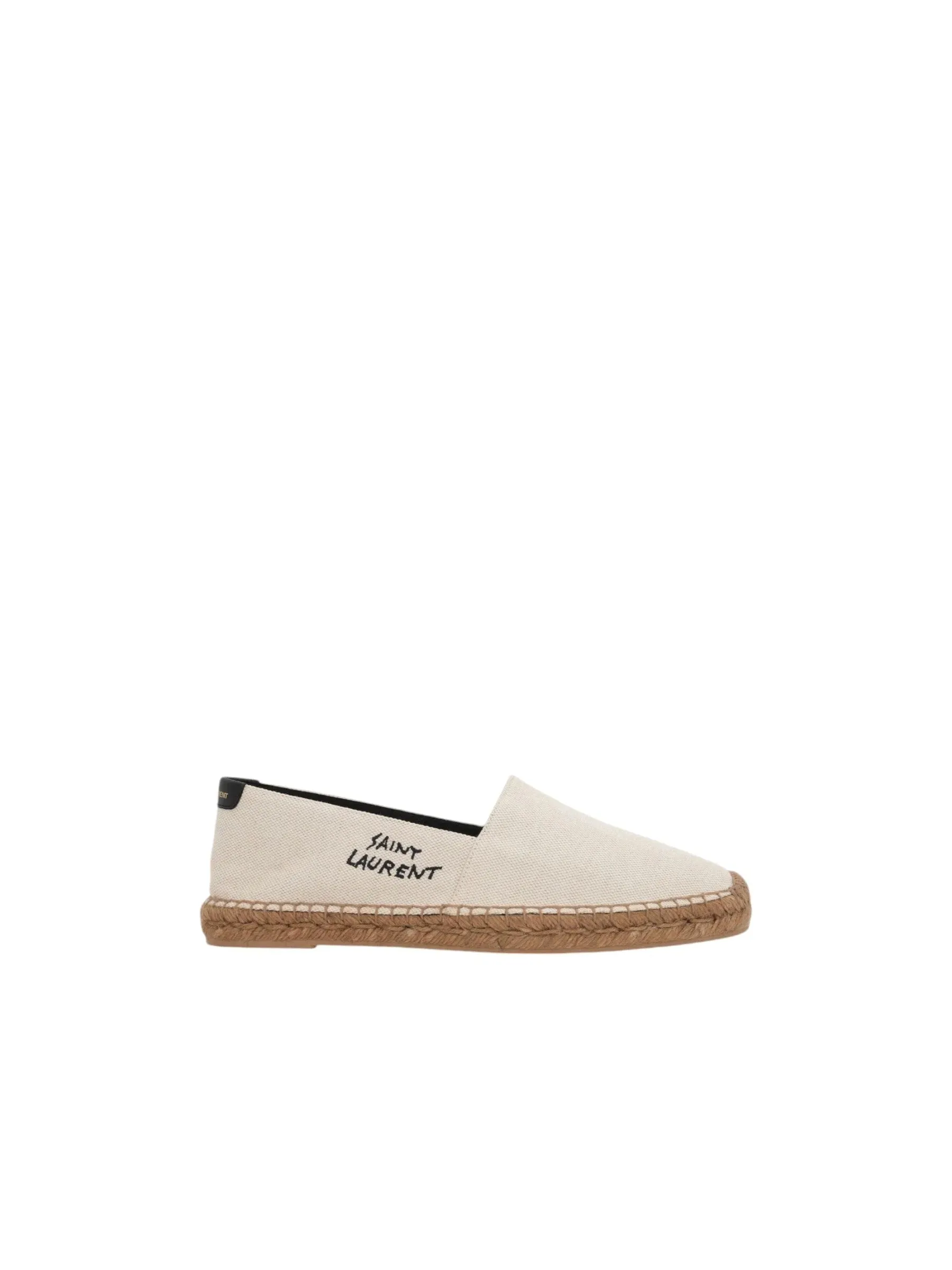 Embroidered Canvas Espadrilles