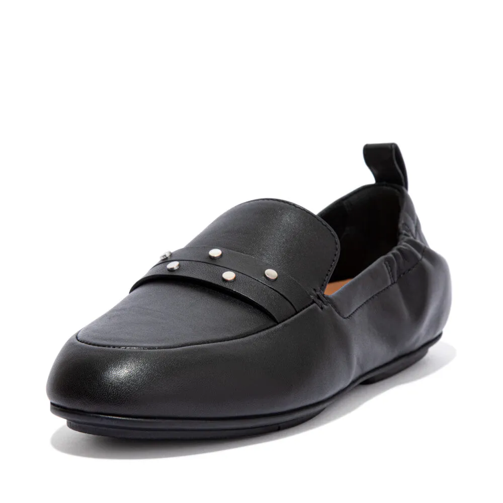 FitFlop Allegro Studded Loafers Black