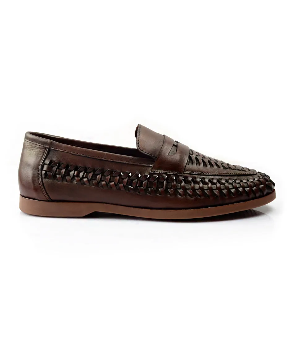 FlexWeave Loafers - Brown