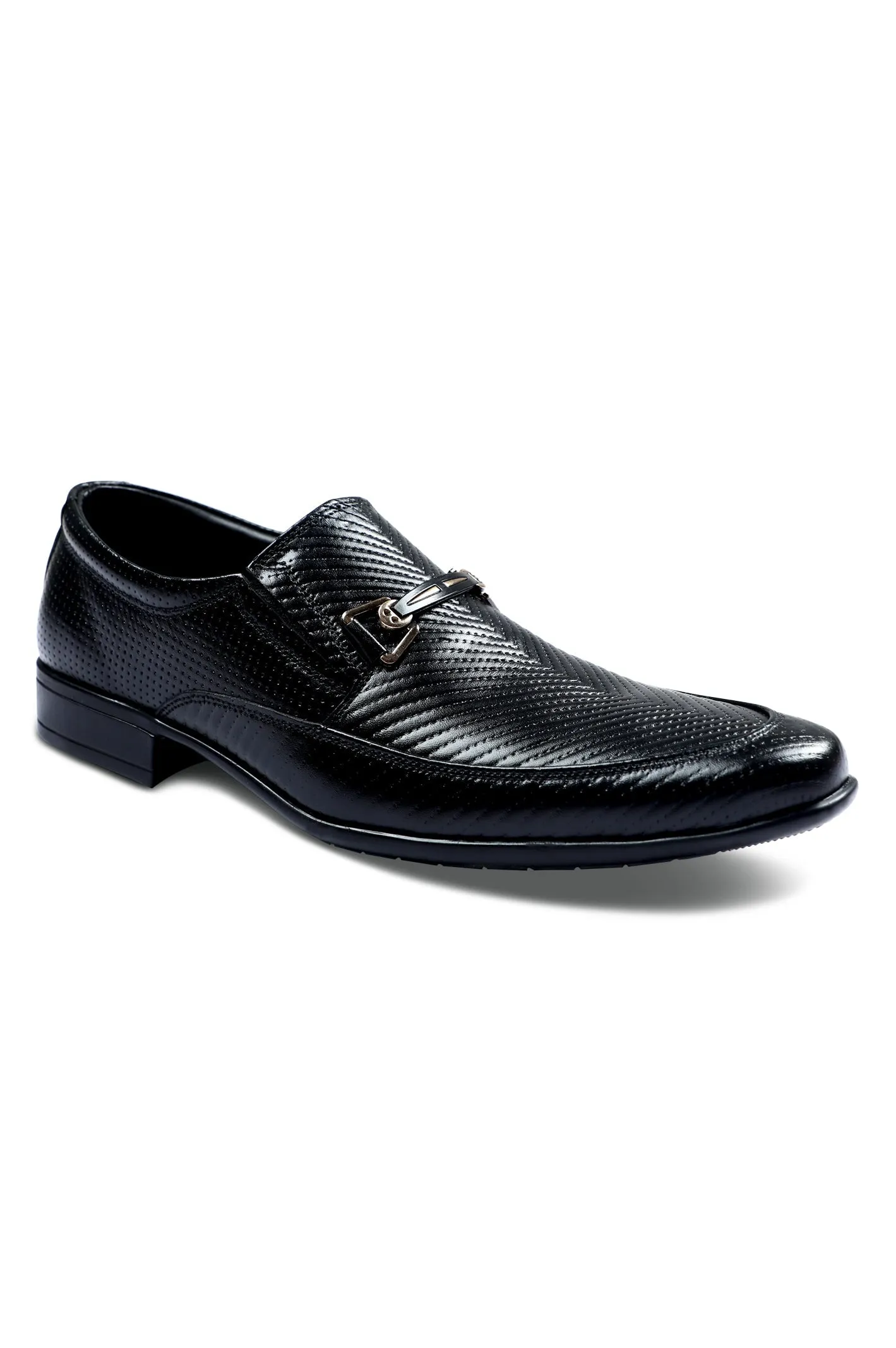 Formal Shoes For Men in Black SKU: SMF-0188-BLACK