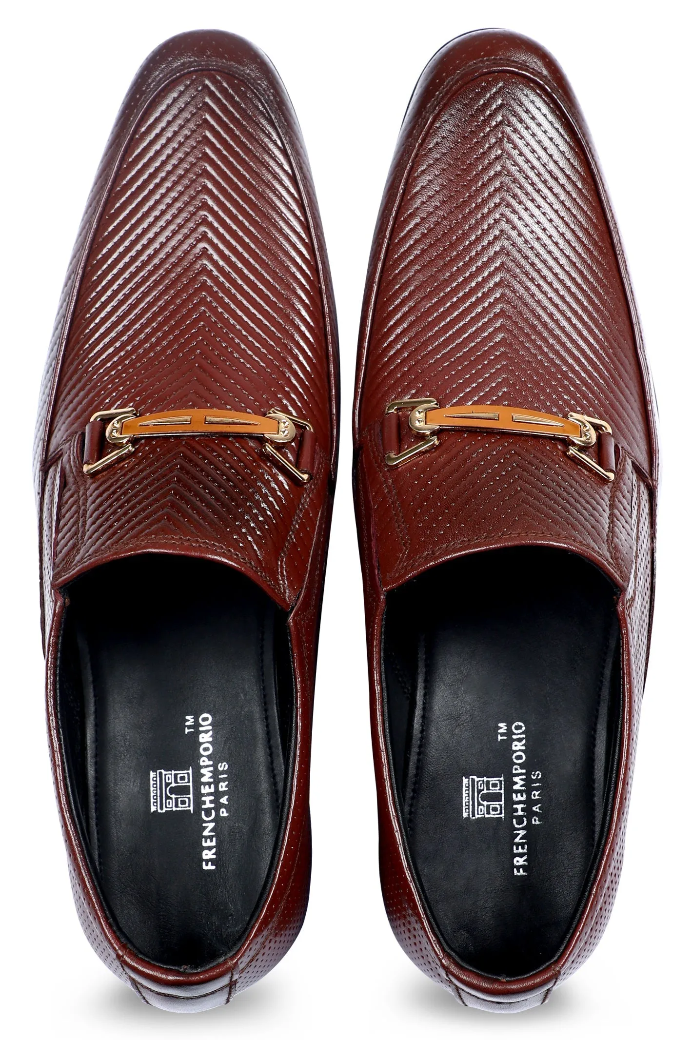 Formal Shoes For Men in Brown SKU: SMF-0188-BROWN