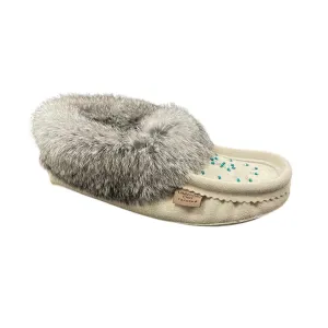 Fur Moccasin - Ice Suede