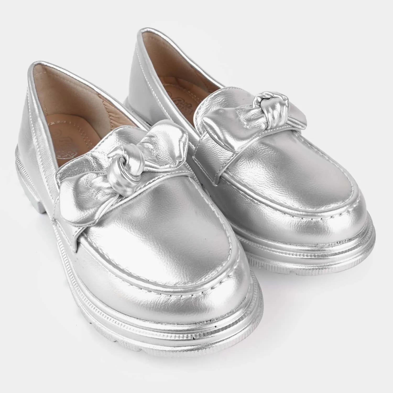 Girls Loafer 35570L-SILVER