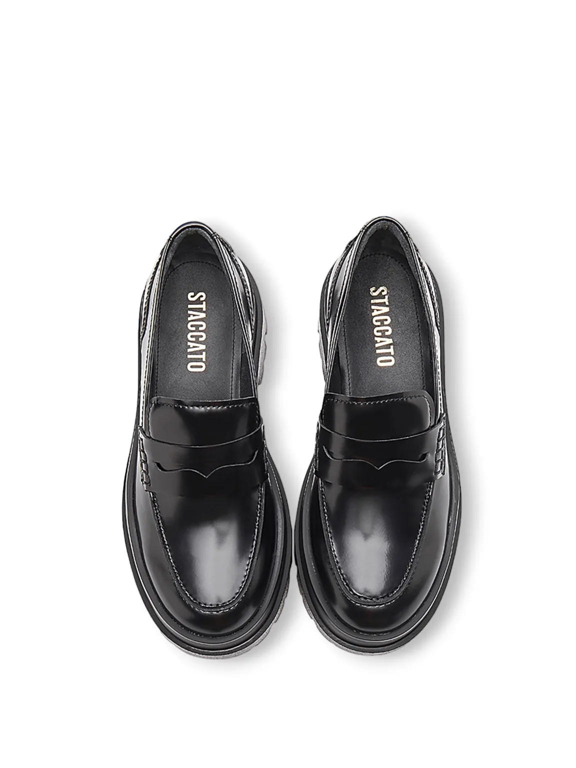 Glossy Slip-on Pop Loafer