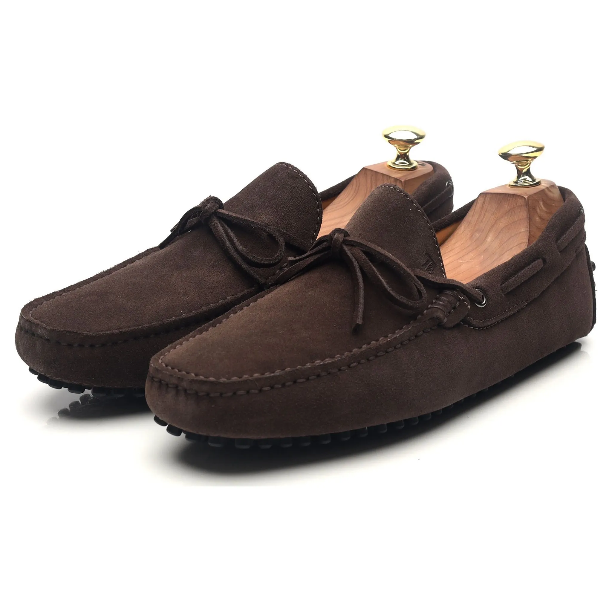 Gommino Brown Suede Driving Loafers UK 9