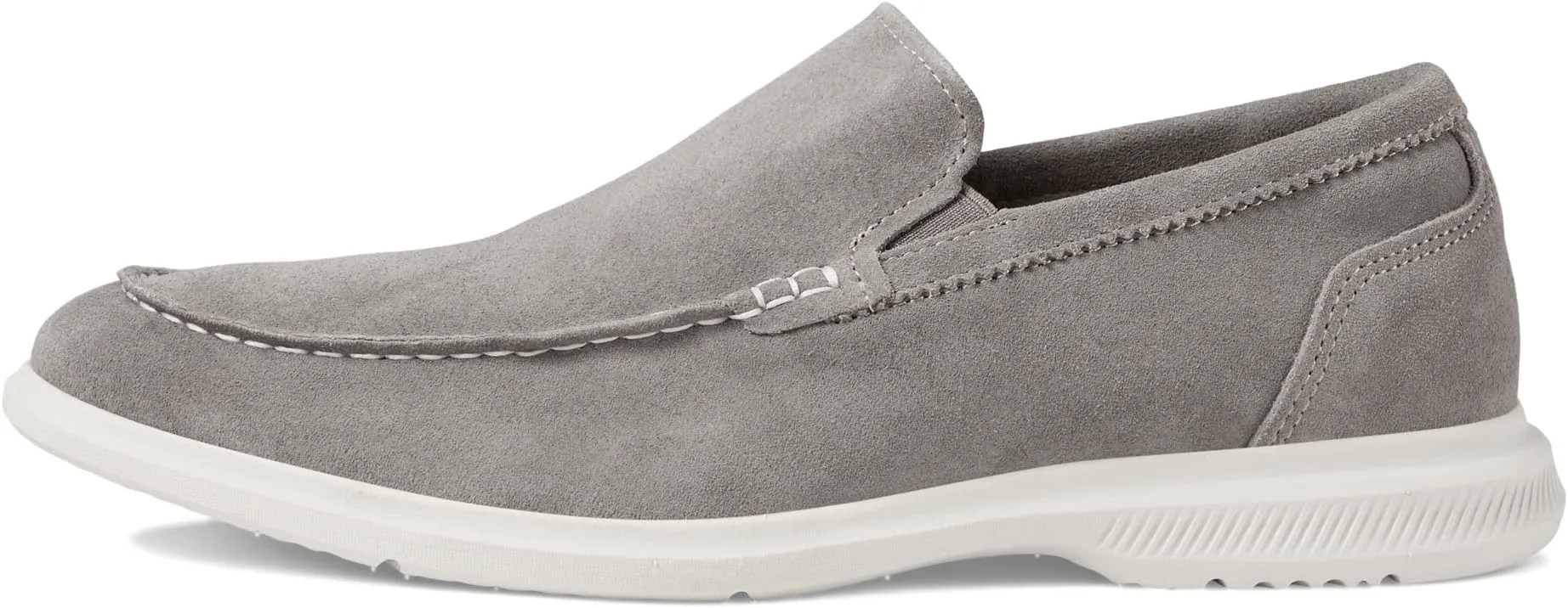 Hamptons Moc Toe Venetian Loafer Florsheim, Gray Suede