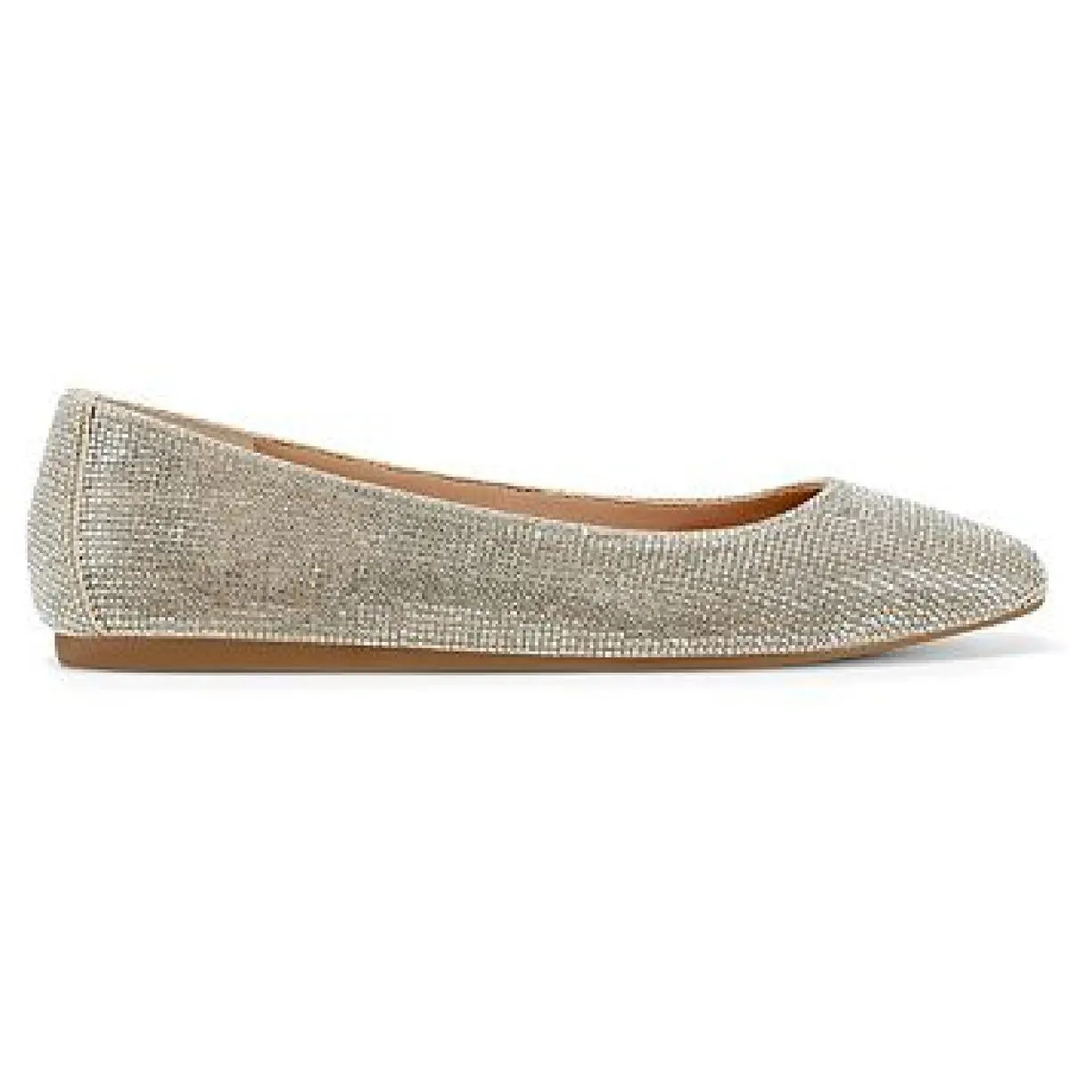 INC Womens Juney Embellished Square Toe Ballet Flats