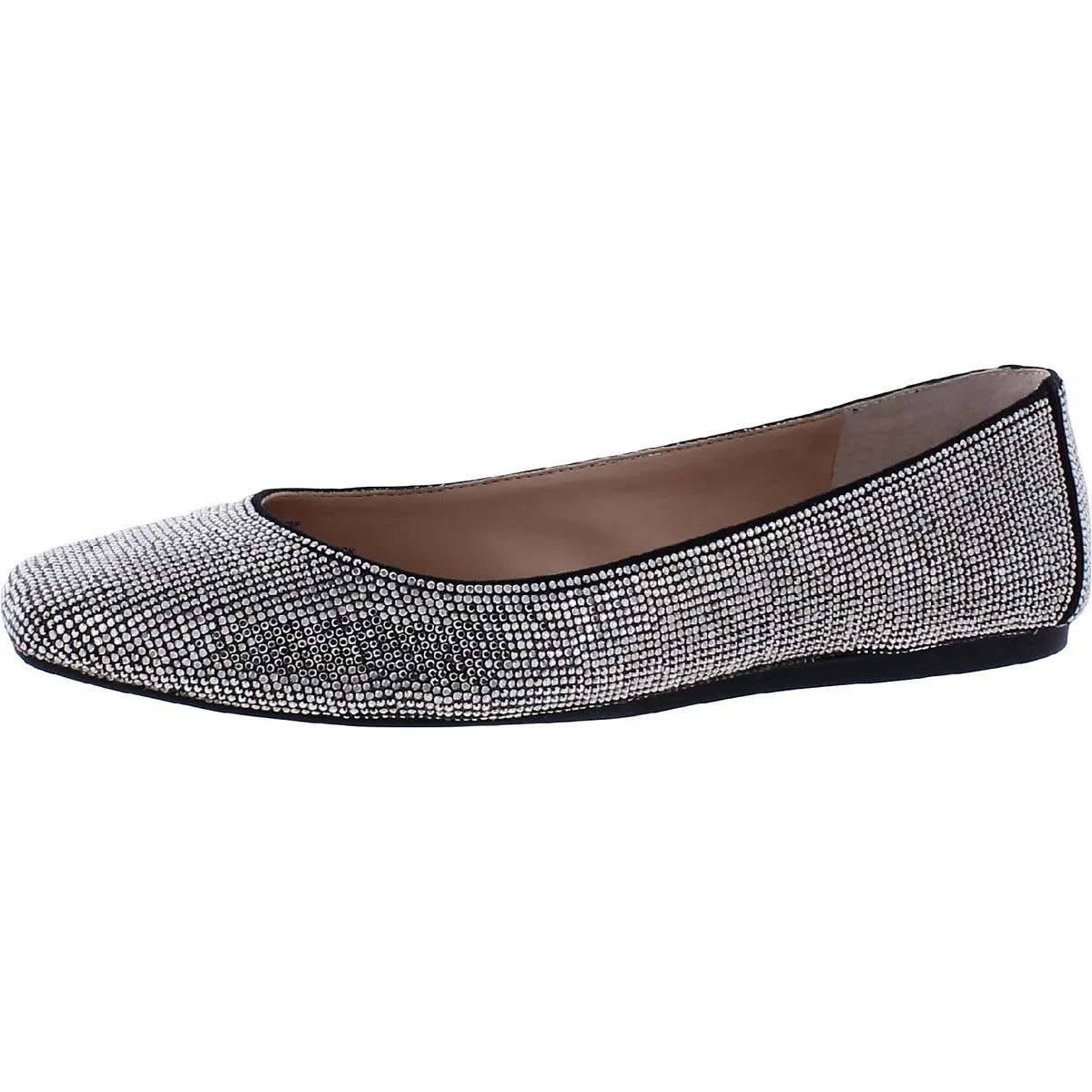 INC Womens Juney Embellished Square Toe Ballet Flats