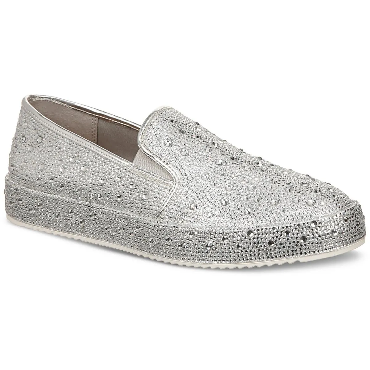 INC Womens Lenna Rhinestone Slip On Loafers