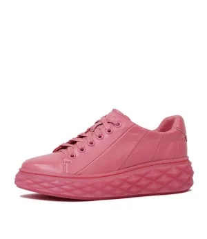 Irsia New Pink Leather Sneakers