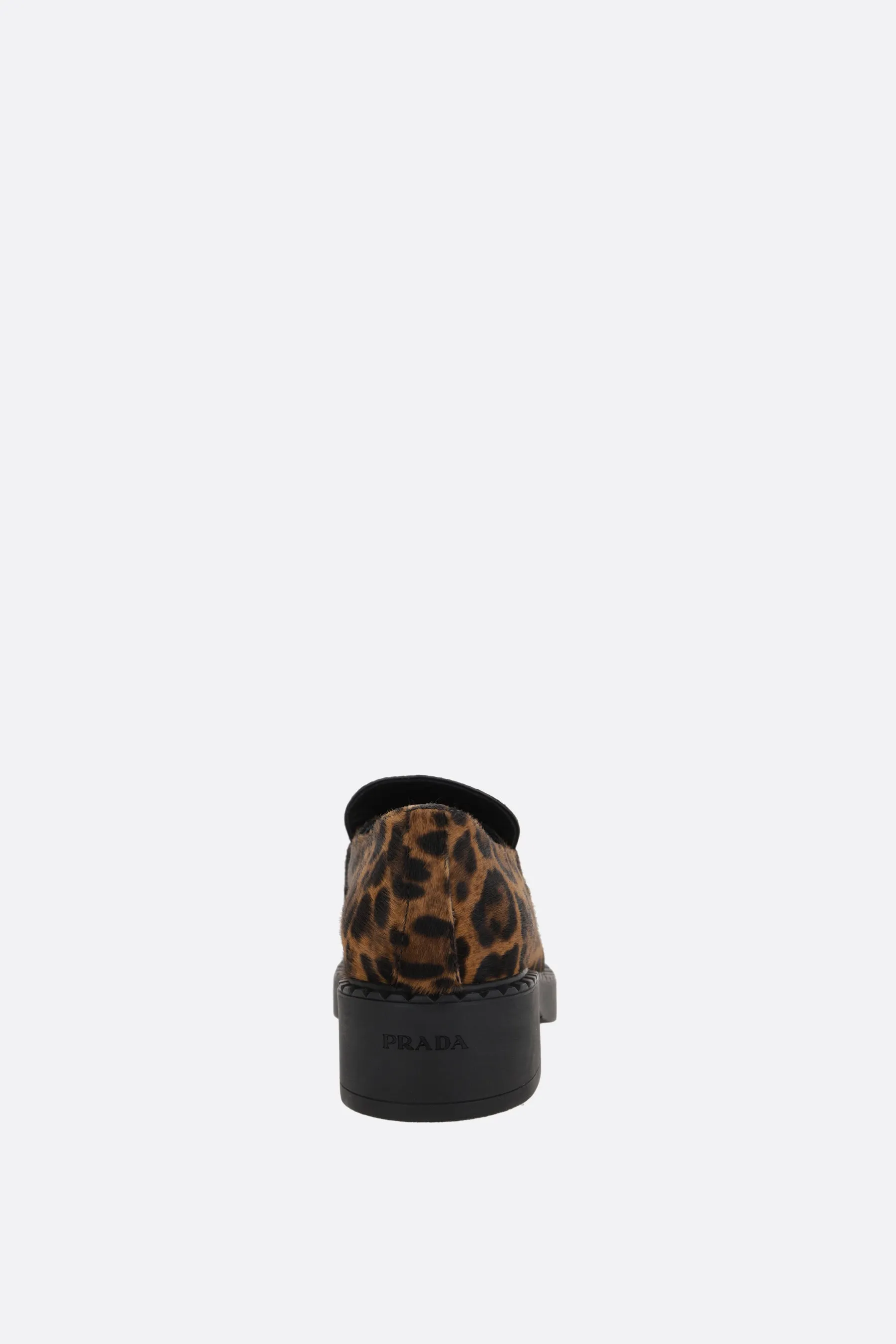 Leopard Hair Loafers