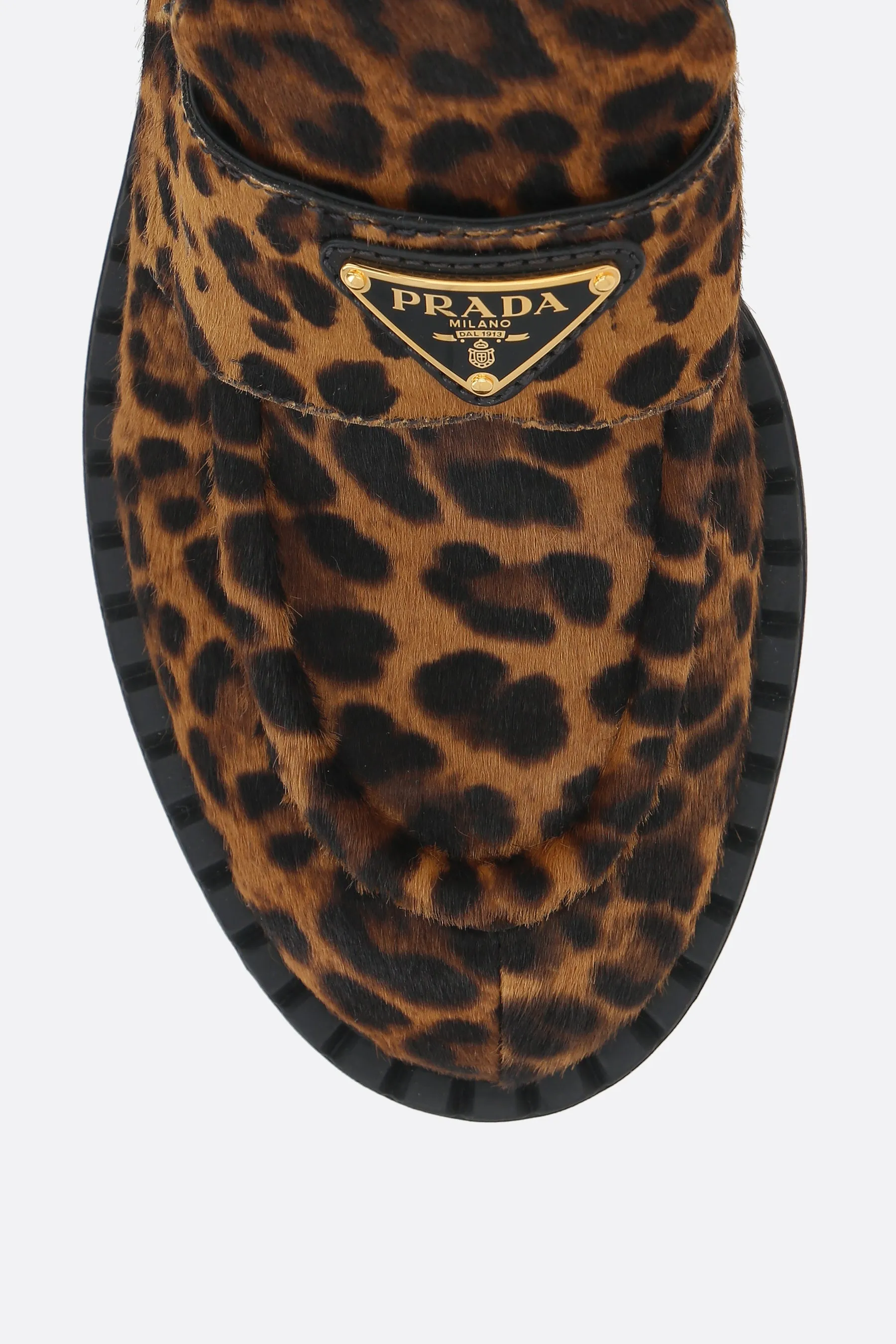 Leopard Hair Loafers