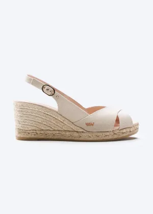 Llansa Canvas Espadrille Sandal Wedges